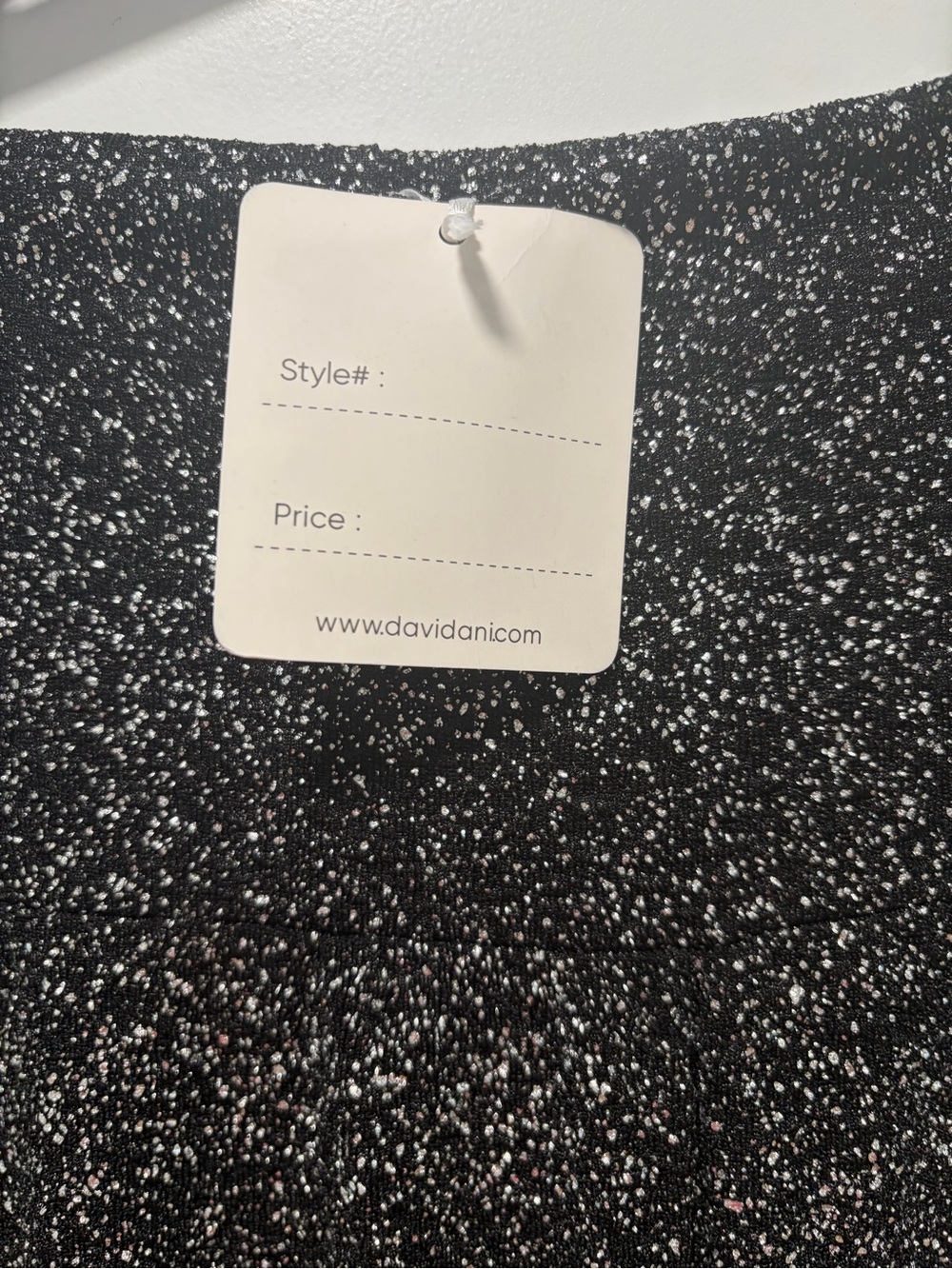 Davi & Dani Sparkle Luxe Wide Leg Pants NWT size Large Black Silver Flowy - Picture 4 of 12
